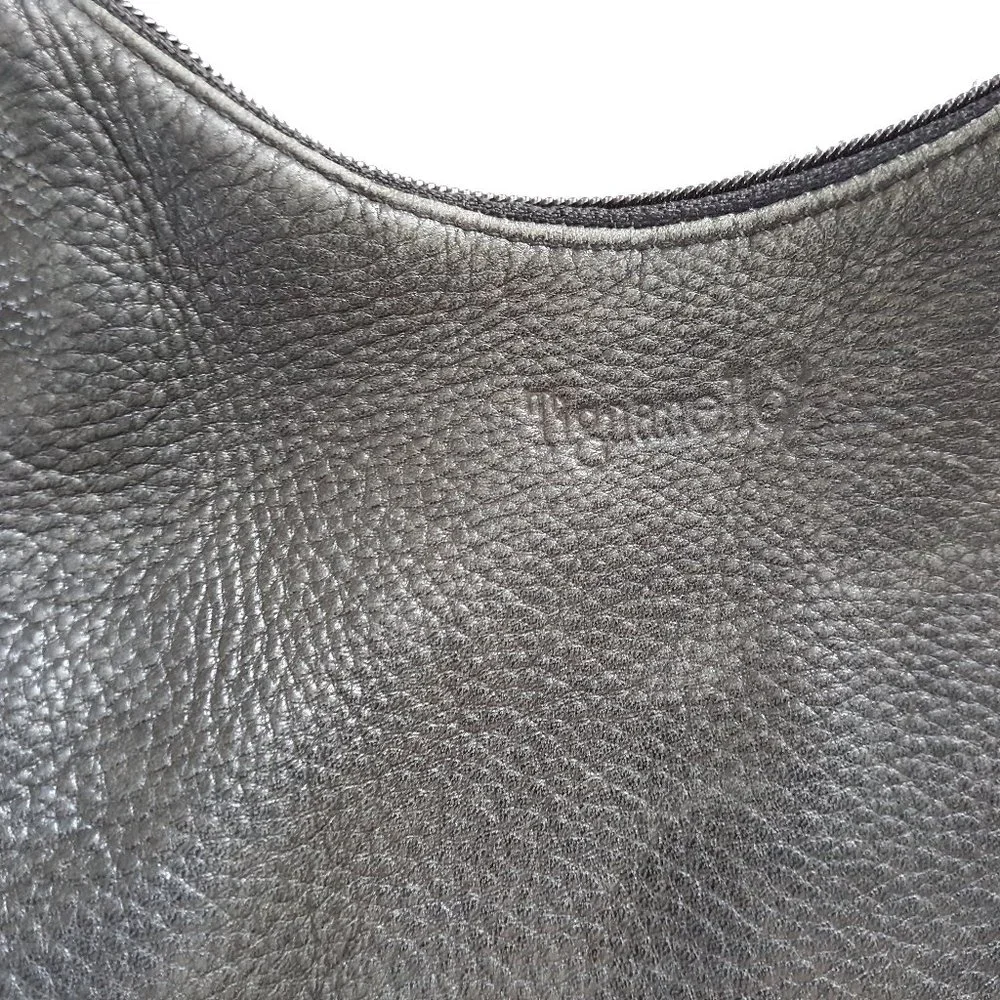 Tignanello Black Leather Overshoulder Bag